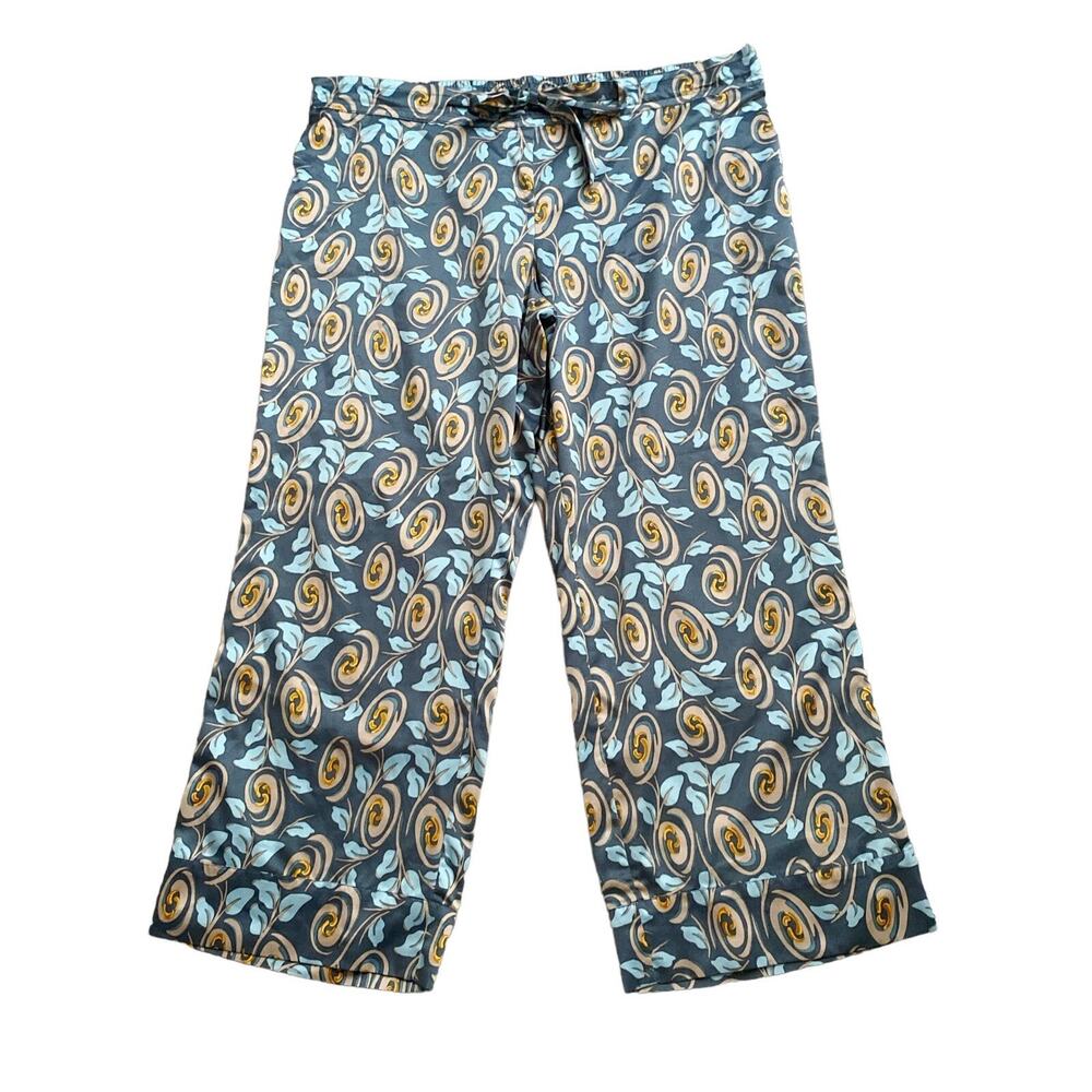 NEW YORK & COMPANY Womens Size XL Pull On Floral Boho Print Lounge PJ Pants